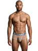 Men's Microfiber Mesh Briefs – Breathable Sheer Underwear (Brown) by Xtremen