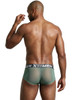 Men's Microfiber Mesh Briefs – Breathable Sheer Underwear (Green) by Xtremen