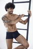 Men's Mompox Trunks – Premium Black Nylon Trunks (Black) by Clever