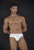 Men's Salento Briefs – Premium White Nylon Briefs (White) by Clever