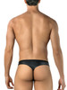 Men’s Lace Thong – Sheer Floral Pouch Minimal Underwear (Black) by CandyMan