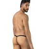 Men’s Lace Thong – Sheer Minimalist Sexy Underwear (Black) by CandyMan