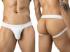 Men's Giron Jockstrap – Premium Nylon Jockstrap (White) by Clever