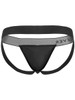 Men's Giron Jockstrap – Premium Nylon Athletic Support Jockstrap (Black) by Clever