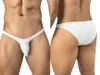 Men's Cocuy Briefs – Ultra Low-Rise Enhancement Briefs (White) by Clever