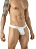 Men's Marsella Thong – Jumbo Enhancement Pouch String Thong (White) by Clever