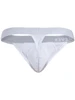 Men's Marsella Thong – Jumbo Enhancement Pouch String Thong (White) by Clever