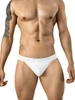 Men's Marsella Thong – Jumbo Enhancement Pouch String Thong (White) by Clever