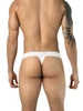 Men's Marsella Thong – Jumbo Enhancement Pouch String Thong (White) by Clever