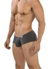 Men's Australian Latin Trunks 3-Pack – Jumbo Enhancement Pouch Low-Rise Boxer Trunks (Multi-Colored) by Clever