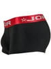 Men’s Astor Trunks – Micro-Textured Stretch Trunks with Logo Waistband (Black) by JOR