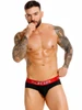 Men’s Astor Briefs – Micro-Textured Stretch Briefs with Contoured Pouch (Black) by JOR