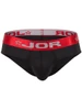 Men’s Astor Briefs – Micro-Textured Stretch Briefs with Contoured Pouch (Black) by JOR