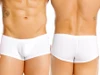 Men’s Invisible Trunks – Low-Rise Stretch Trunks with Contoured Pouch (White) by JOR