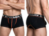 Men’s Microfiber Trunks – Athletic Contour Pouch Performance Underwear (Black) by Xtremen
