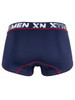 Men’s Microfiber Trunks – Athletic Contour Pouch Performance Underwear (Dark Blue) by Xtremen