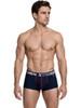 Men’s Microfiber Trunks – Athletic Contour Pouch Performance Underwear (Dark Blue) by Xtremen