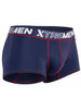 Men’s Microfiber Trunks – Athletic Contour Pouch Performance Underwear (Dark Blue) by Xtremen