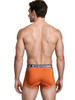 Men’s Microfiber Trunks – Athletic Contour Pouch Performance Underwear (Orange) by Xtremen