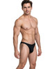 Men’s Microfiber Bikini – Sleek Contoured Pouch Moderate Coverage Underwear (Black) by Xtremen