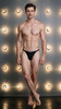 Men’s Microfiber Bikini – Sleek Contoured Pouch Moderate Coverage Underwear (Black) by Xtremen