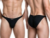 Men’s Microfiber Bikini – Sleek Contoured Pouch Moderate Coverage Underwear (Black) by Xtremen