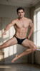 Men’s Microfiber Bikini – Sleek Contoured Pouch Moderate Coverage Underwear (Black) by Xtremen