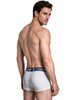 Men’s Microfiber Trunks – Smooth Contoured Pouch Athletic Underwear (White) by Xtremen