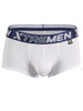 Men’s Microfiber Trunks – Smooth Contoured Pouch Athletic Underwear (White) by Xtremen