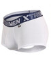 Men’s Microfiber Trunks – Smooth Contoured Pouch Athletic Underwear (White) by Xtremen