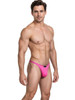 Men’s Microfiber Thong – Ultra-Minimal Contoured Pouch Underwear (Fuchsia) by Xtremen