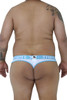 91031X Xtremen Men's Piping Thong Color White