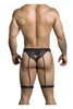 99310 CandyMan Men's Garter Thong Color Black