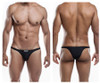 JS07-Pol Joe Snyder Men's Polyester Capri Bikini Color Black