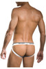 705910W-100 Papi Men's 3PK Rib Jockstrap Color White