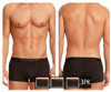 980501-001 Papi Men's 3PK Cotton Stretch Brazilian Solids Color Black