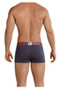 91028 Xtremen Men's Piping Boxer Briefs Color Gray