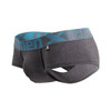 91034* Xtremen Men's Piping Briefs Color Dark Gray