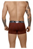 51451C Xtremen Men's Geometric Jacquard Trunk Color Red