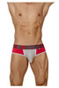 91055 Xtremen Men's Big Pouch Briefs Color Red