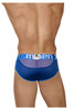 91059 Xtremen Men's Peekaboo Mesh Briefs Color Blue