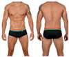 99449* CandyMan Men's Rainbow Pride Briefs Color Black