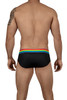 99449* CandyMan Men's Rainbow Pride Briefs Color Black