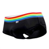 99449* CandyMan Men's Rainbow Pride Briefs Color Black