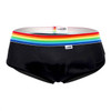 99449* CandyMan Men's Rainbow Pride Briefs Color Black