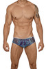 99439 CandyMan Men's Floral Briefs Color Blue