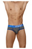 91062 Xtremen Men's Athletic Piping Briefs Color Gray