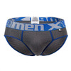 91062 Xtremen Men's Athletic Piping Briefs Color Gray