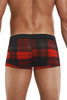 626182-982 Papi Men's Cool 2PK Brazilian Trunks Color Black-Red