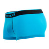 980503-969 Papi Men's 3PK Cotton Stretch Brazilian Yarn-dye Trunks Color Turquoise-Black
